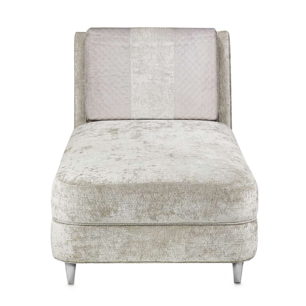 AICO by Michael Amini - Lanna Armless Chaise - Storm/Silver Mist - NLRU-LANA841-STM-823 veiw 5