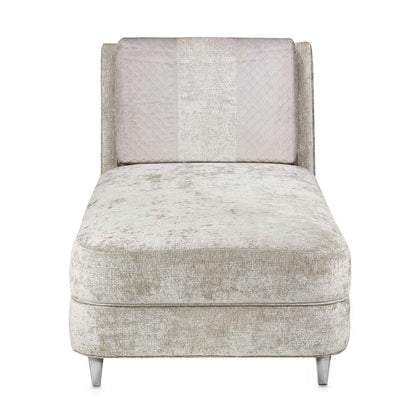 AICO by Michael Amini - Lanna Armless Chaise - Storm/Silver Mist - NLRU-LANA841-STM-823 veiw 5