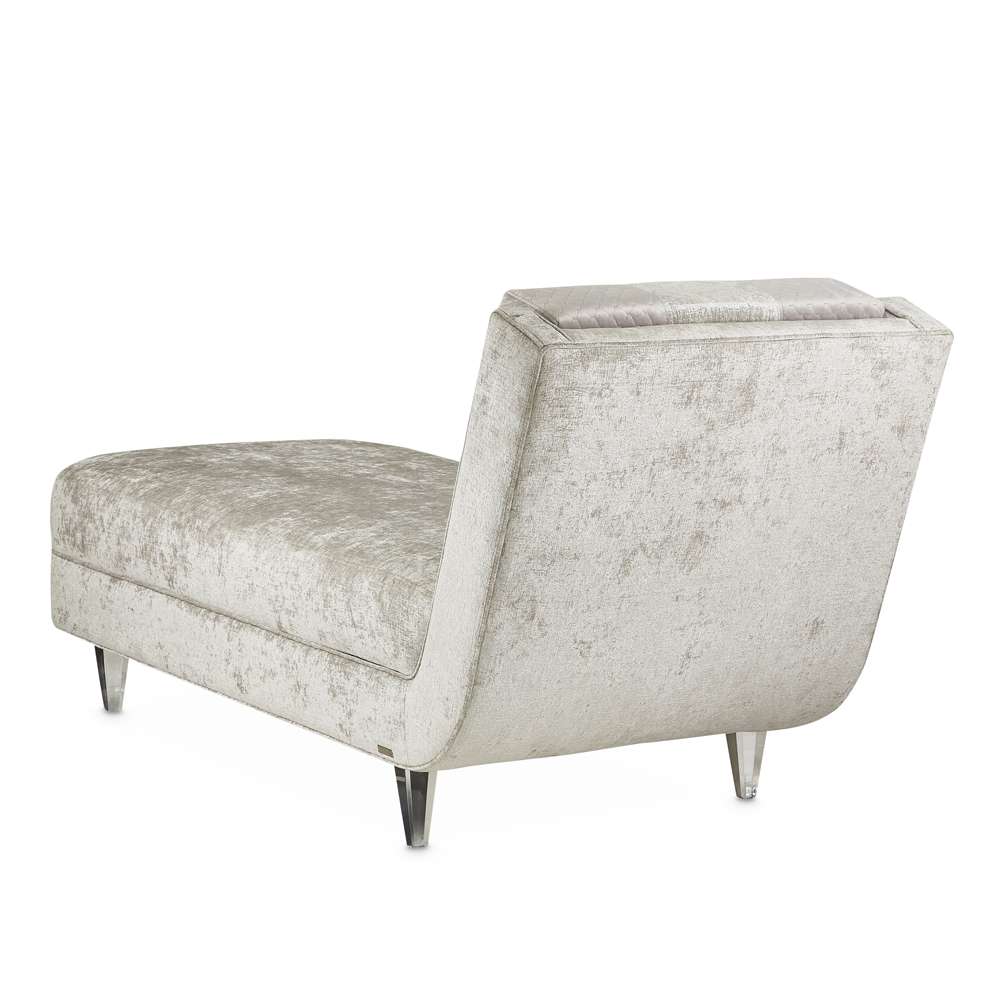 AICO by Michael Amini - Lanna Armless Chaise - Storm/Silver Mist - NLRU-LANA841-STM-823 veiw 7