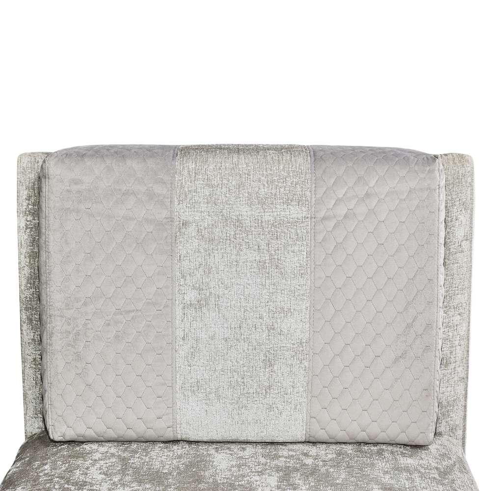AICO by Michael Amini - Lanna Armless Chaise - Storm/Silver Mist - NLRU-LANA841-STM-823 veiw 8
