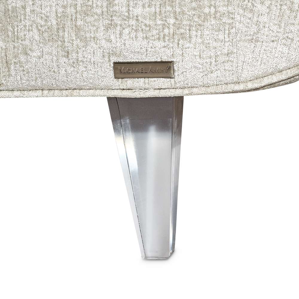AICO by Michael Amini - Lanna Armless Chaise - Storm/Silver Mist - NLRU-LANA841-STM-823 veiw 9