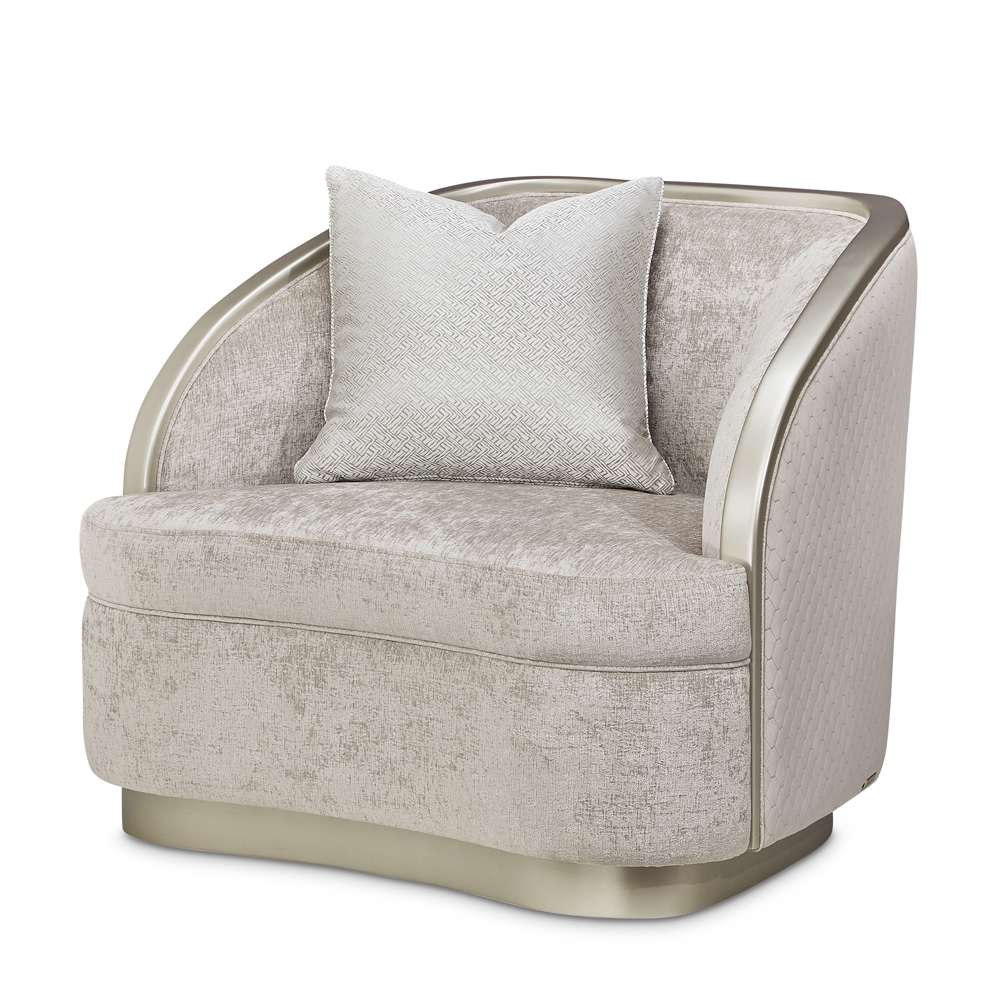 AICO by Michael Amini - Lanna Matching Chair - Storm/Silver Mist - NLRU-LANA835-STM-823 veiw 2
