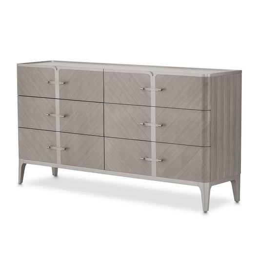 AICO by Michael Amini - Lanterna Dresser - Silver Mist - N9032050-823 veiw 1