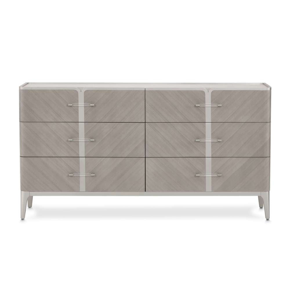 AICO by Michael Amini - Lanterna Dresser - Silver Mist - N9032050-823 veiw 2