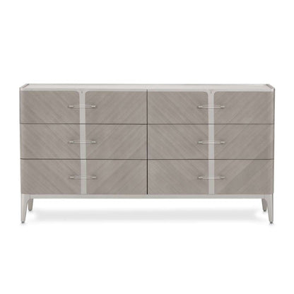 AICO by Michael Amini - Lanterna Dresser - Silver Mist - N9032050-823 veiw 2