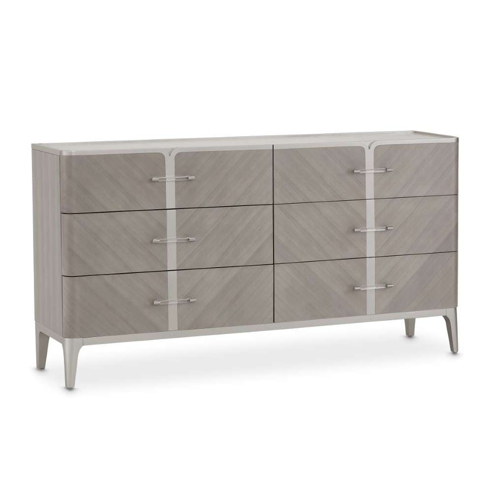 AICO by Michael Amini - Lanterna Dresser - Silver Mist - N9032050-823 veiw 3