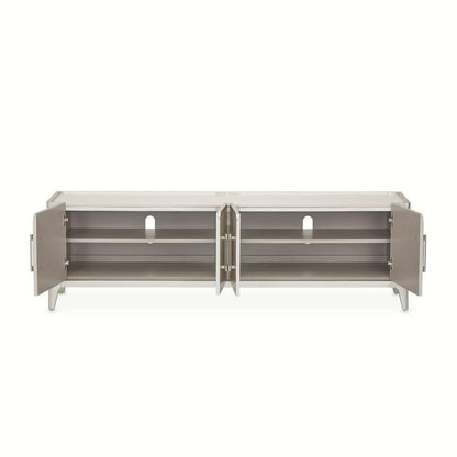AICO by Michael Amini - Lanterna Media Cabinet - Silver Mist - 9032081-823 veiw 4