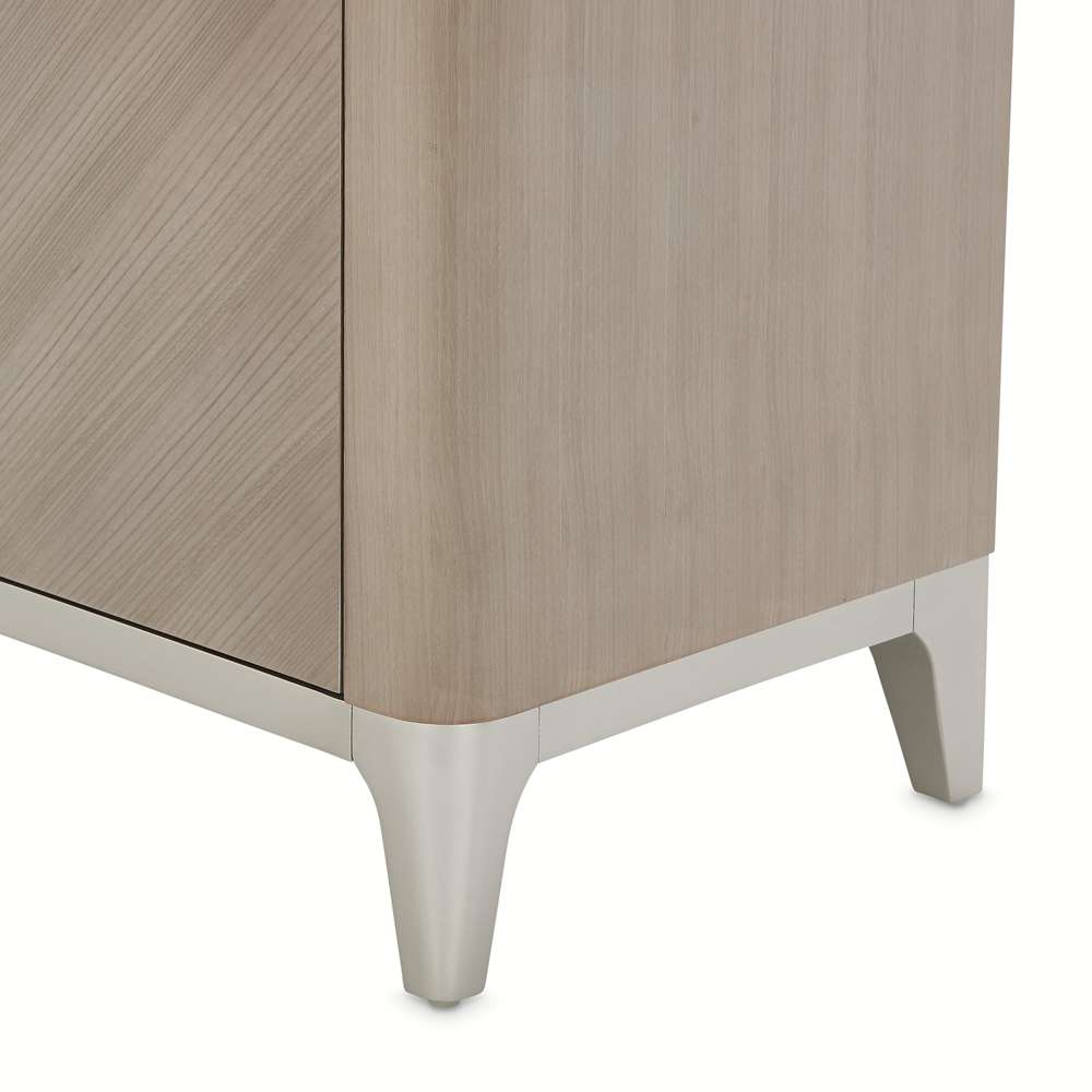 AICO by Michael Amini - Lanterna Media Cabinet - Silver Mist - 9032081-823 veiw 5