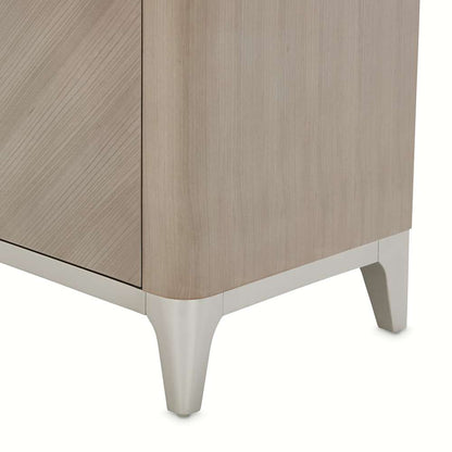 AICO by Michael Amini - Lanterna Media Cabinet - Silver Mist - 9032081-823 veiw 5