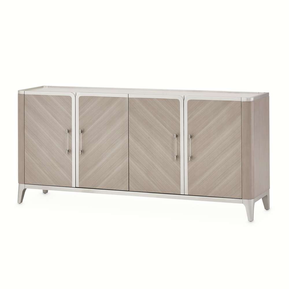 AICO by Michael Amini - Lanterna Sideboard - Silver Mist - 9032007-823 veiw 1