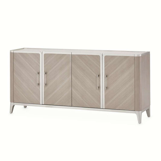 AICO by Michael Amini - Lanterna Sideboard - Silver Mist - 9032007-823 veiw 1