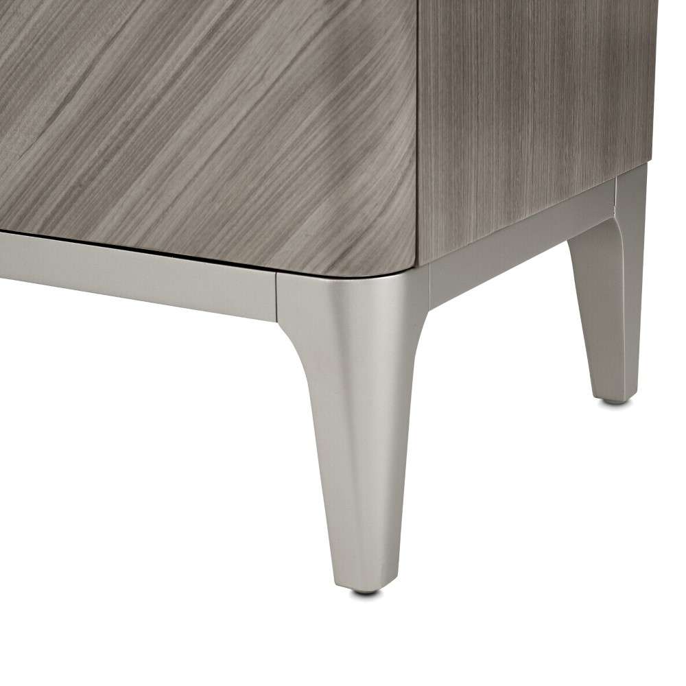 AICO by Michael Amini - Lanterna Highboy Chest - Silver Mist - N9032070-823 veiw 5