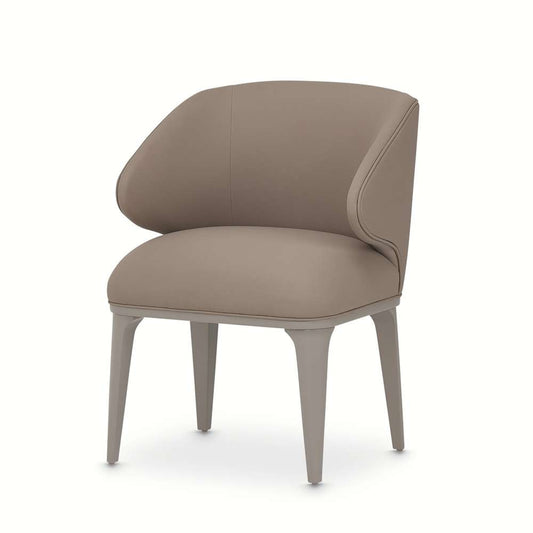 AICO by Michael Amini - Lanterna Vanity Chair - Silver Mist - 9032244-823 veiw 1