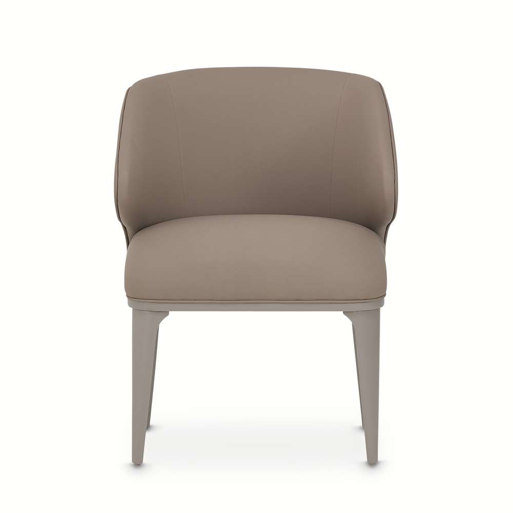 AICO by Michael Amini - Lanterna Vanity Chair - Silver Mist - 9032244-823 veiw 2