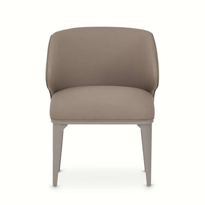 AICO by Michael Amini - Lanterna Vanity Chair - Silver Mist - 9032244-823 veiw 2
