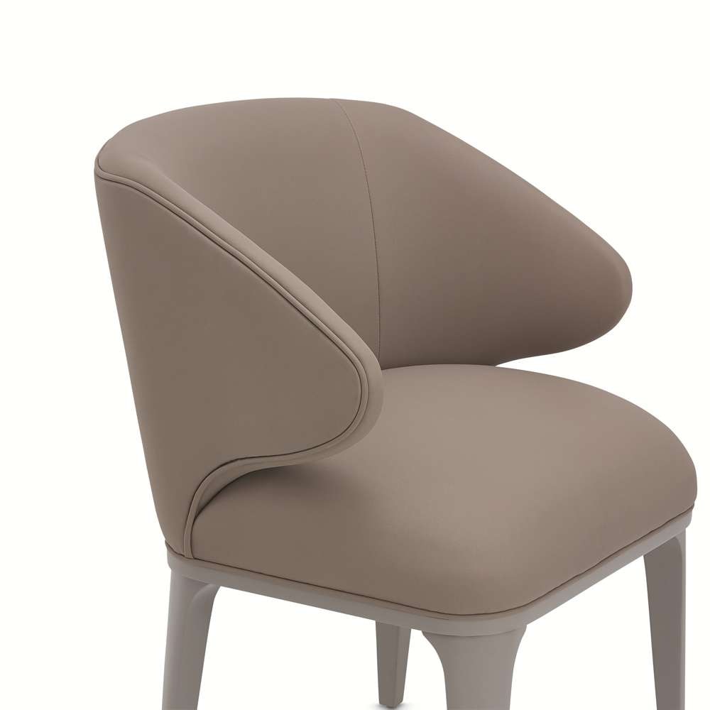 AICO by Michael Amini - Lanterna Vanity Chair - Silver Mist - 9032244-823 veiw 7