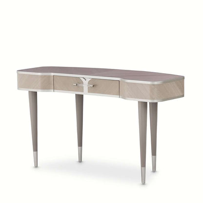 AICO by Michael Amini - Lanterna Vanity/Writing Desk - Silver Mist - 9032058-823 veiw 1
