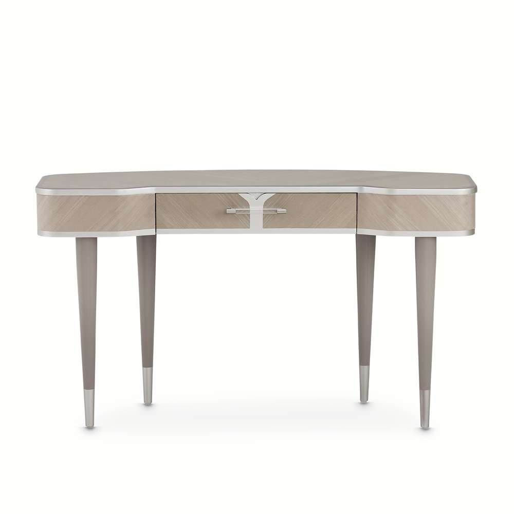 AICO by Michael Amini - Lanterna Vanity/Writing Desk - Silver Mist - 9032058-823 veiw 2
