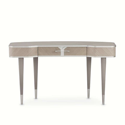 AICO by Michael Amini - Lanterna Vanity/Writing Desk - Silver Mist - 9032058-823 veiw 2