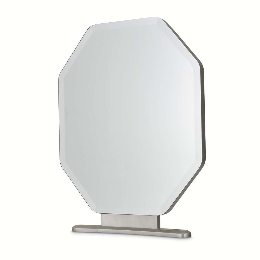AICO by Michael Amini - Lanterna Vanity/Writing Desk - Silver Mist - 9032058-823 veiw 9