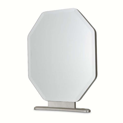AICO by Michael Amini - Lanterna Vanity/Writing Desk - Silver Mist - 9032058-823 veiw 9