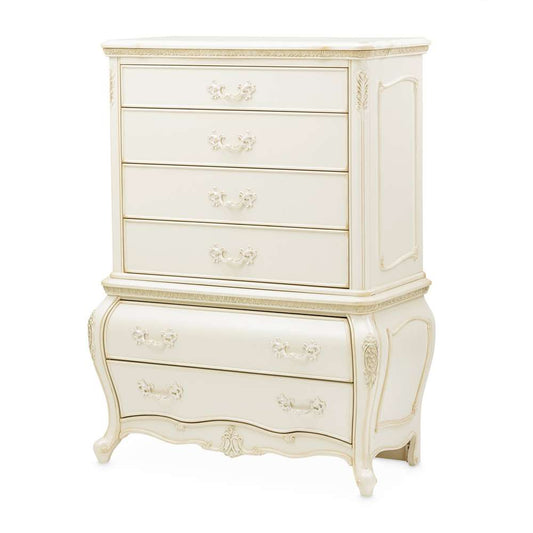 AICO by Michael Amini - Lavelle Classic Pearl - 6-Drawer Chest - Classic Pearl - 54070SA-113_CLOSEOUT veiw 1
