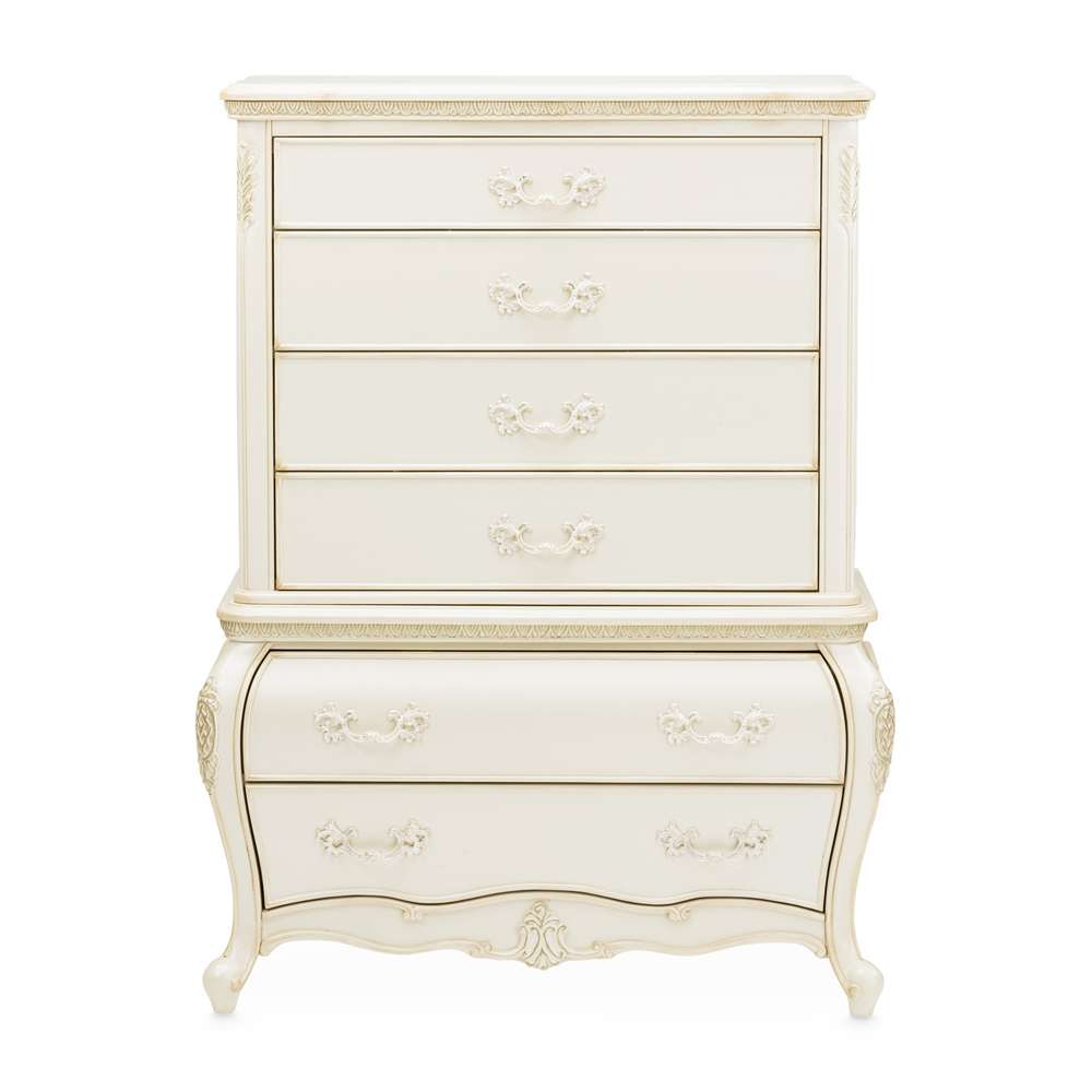 AICO by Michael Amini - Lavelle Classic Pearl - 6-Drawer Chest - Classic Pearl - 54070SA-113_CLOSEOUT veiw 2