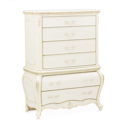 AICO by Michael Amini - Lavelle Classic Pearl - 6-Drawer Chest - Classic Pearl - 54070SA-113_CLOSEOUT veiw 3