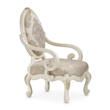 AICO by Michael Amini - Lavelle Classic Pearl Oval Back Wood Chair - Mystic - 54834-MYSTC-113_CLOSEOUT veiw 3