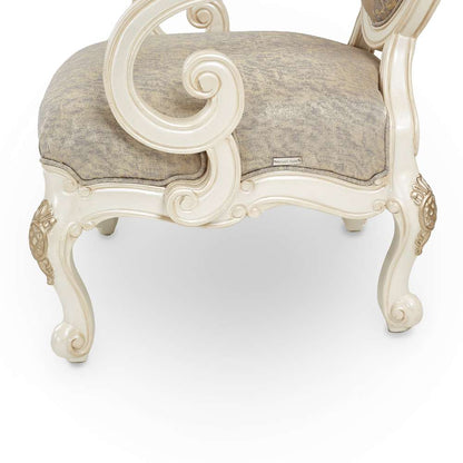 AICO by Michael Amini - Lavelle Classic Pearl Oval Back Wood Chair - Mystic - 54834-MYSTC-113_CLOSEOUT veiw 5