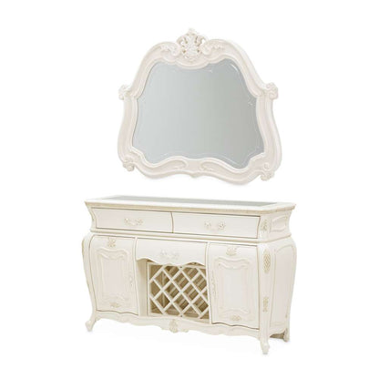 AICO by Michael Amini - Lavelle Classic Pearl - Sideboard with Mirror - Classic Pearl - 54007-67-113 veiw 1