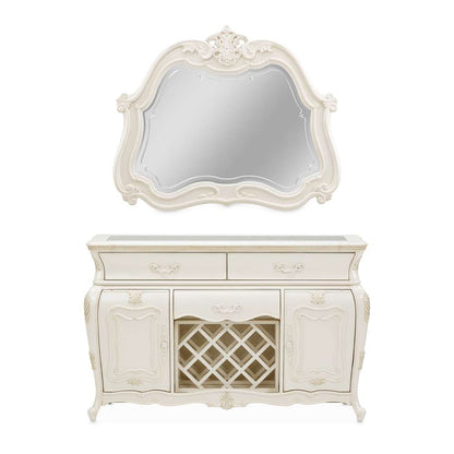 AICO by Michael Amini - Lavelle Classic Pearl - Sideboard with Mirror - Classic Pearl - 54007-67-113 veiw 2