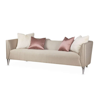 AICO by Michael Amini - Linea Sofa - Metallic/Silver Mist - NLRU-LNEA815-MTL-823 veiw 1