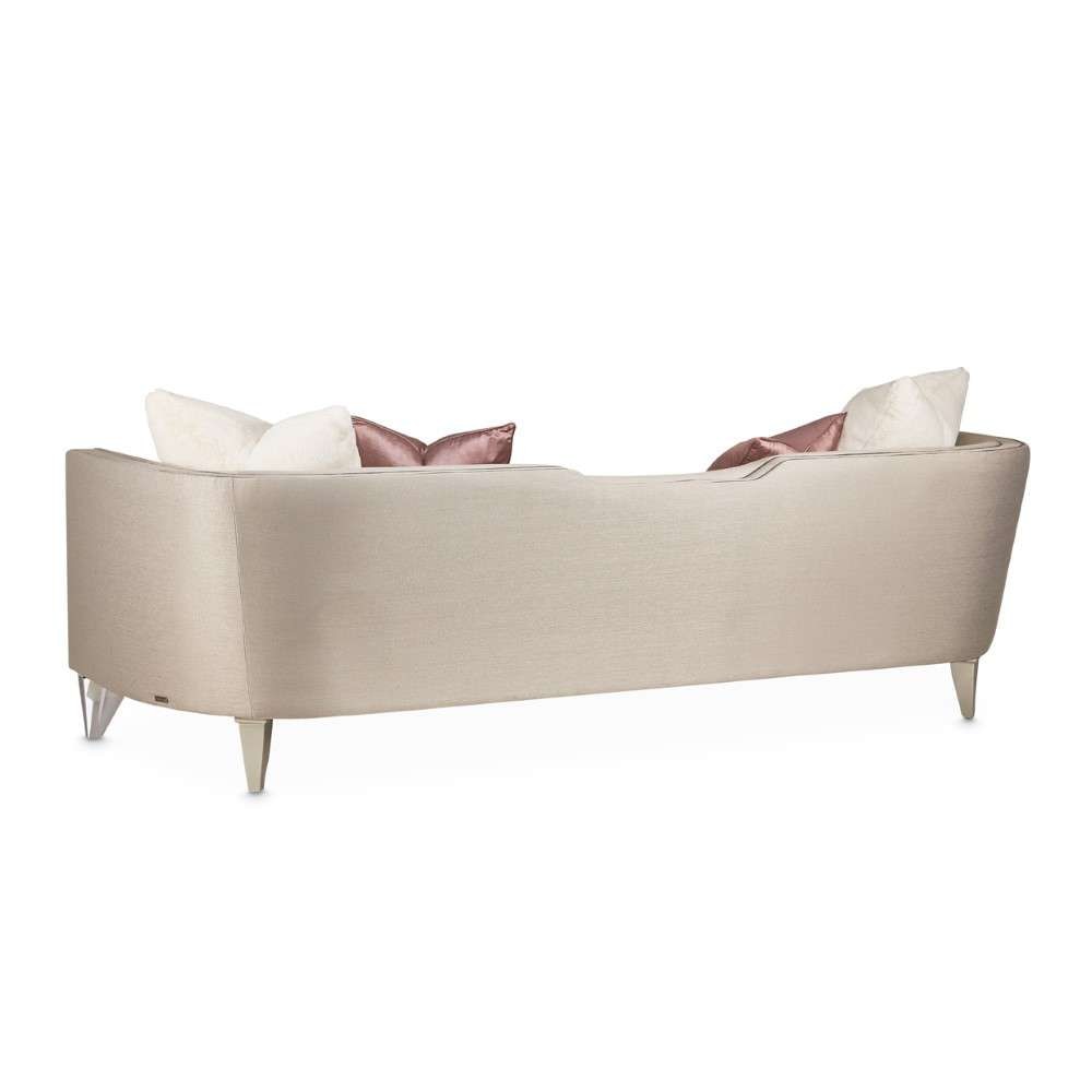 AICO by Michael Amini - Linea Sofa - Metallic/Silver Mist - NLRU-LNEA815-MTL-823 veiw 2