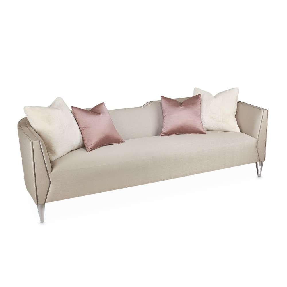 AICO by Michael Amini - Linea Sofa - Metallic/Silver Mist - NLRU-LNEA815-MTL-823 veiw 4