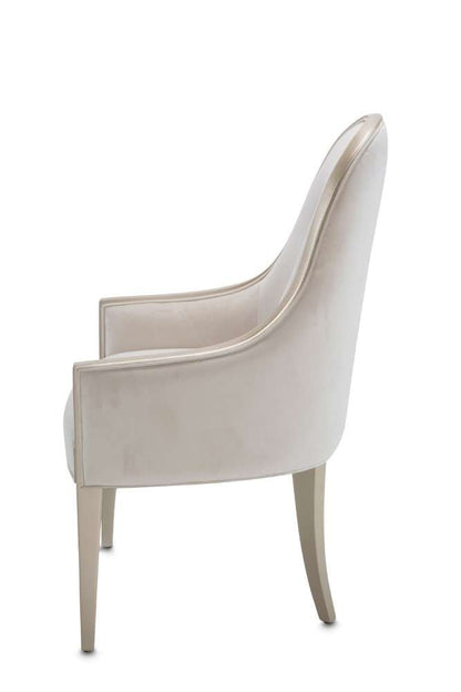 AICO by Michael Amini - London Place Arm Chair - Creamy Pearl - N9004004A-112 veiw 3