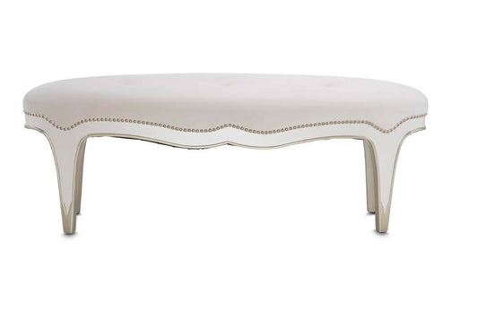 AICO by Michael Amini - London Place Bed Bench - Creamy Pearl - N9004904-112 veiw 2