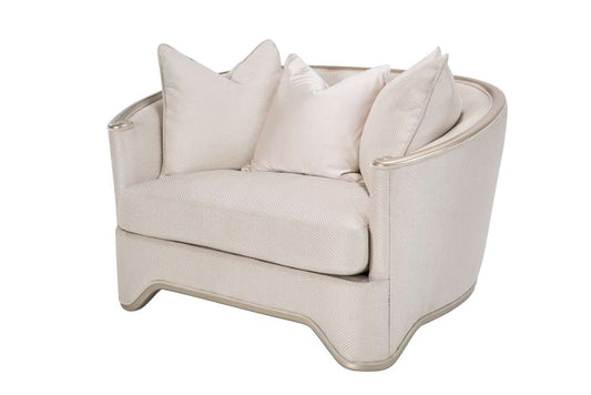 AICO by Michael Amini - London Place Chair and a Half - Champagne - NC9004838-CHPGN-124 veiw 1