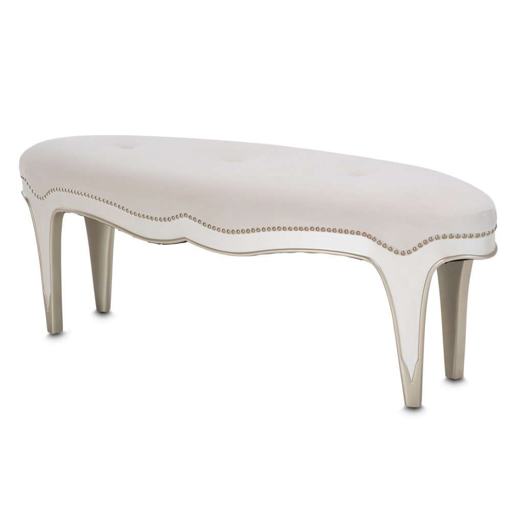 AICO by Michael Amini - London Place Chaise - Parchment - NC9004842-PARCH-124 veiw 2