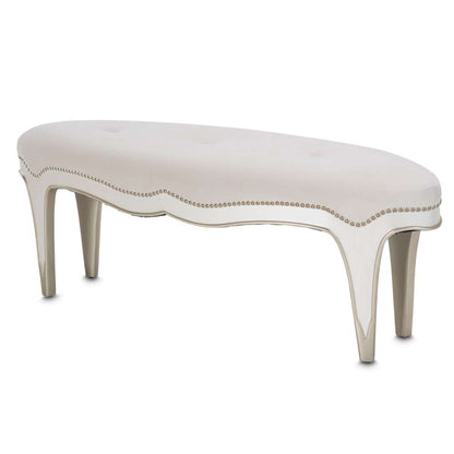 AICO by Michael Amini - London Place Chaise - Parchment - NC9004842-PARCH-124 veiw 2