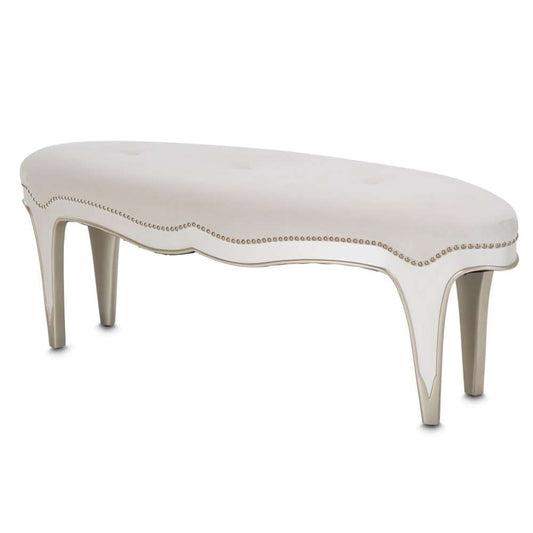 AICO by Michael Amini - London Place Chaise - Parchment - NC9004842-PARCH-124 veiw 2