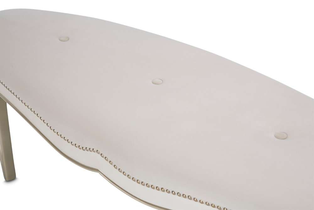AICO by Michael Amini - London Place Chaise - Parchment - NC9004842-PARCH-124 veiw 5