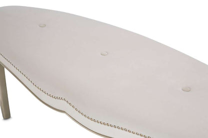 AICO by Michael Amini - London Place Chaise - Parchment - NC9004842-PARCH-124 veiw 5