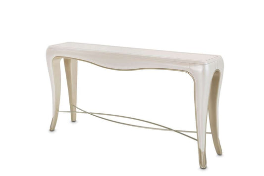 AICO by Michael Amini - London Place Console Table - Creamy Pearl - N9004223-112 veiw 1