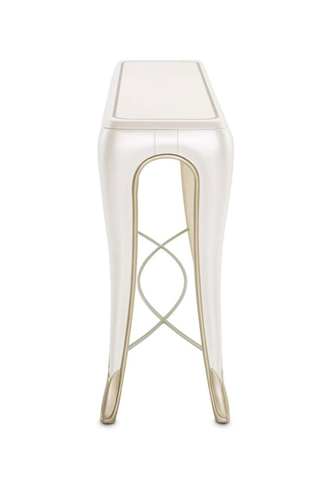 AICO by Michael Amini - London Place Console Table - Creamy Pearl - N9004223-112 veiw 2