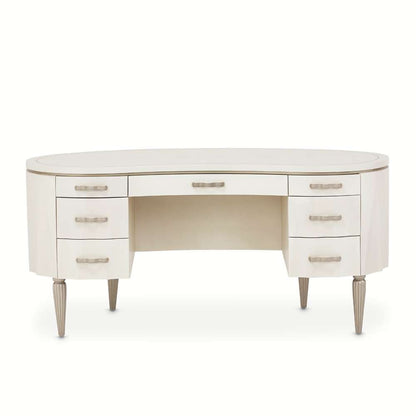 AICO by Michael Amini - London Place Desk - Creamy Pearl - N9004207-112 veiw 1