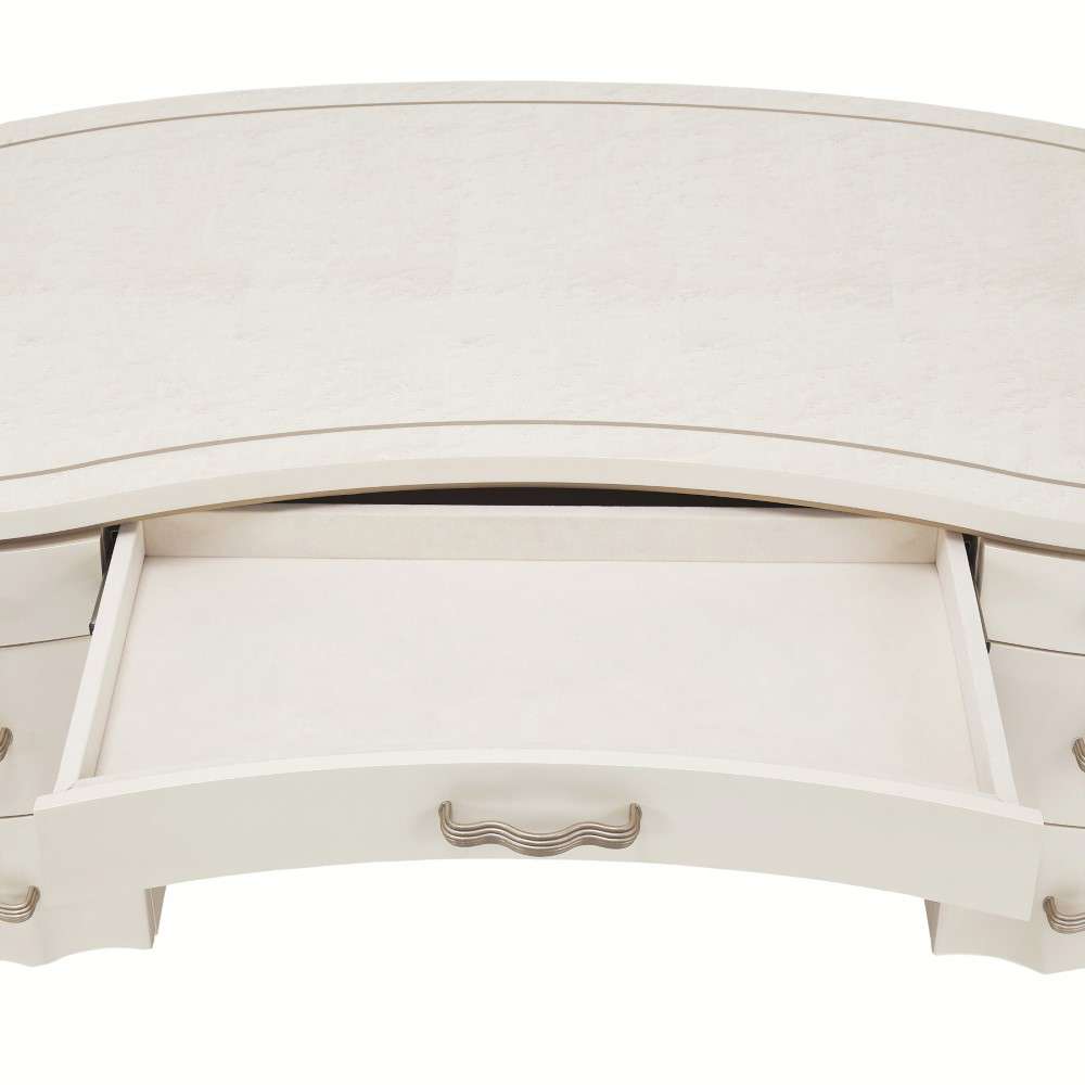 AICO by Michael Amini - London Place Desk - Creamy Pearl - N9004207-112 veiw 2