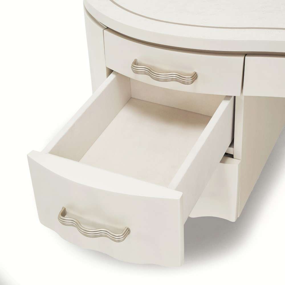 AICO by Michael Amini - London Place Desk - Creamy Pearl - N9004207-112 veiw 3