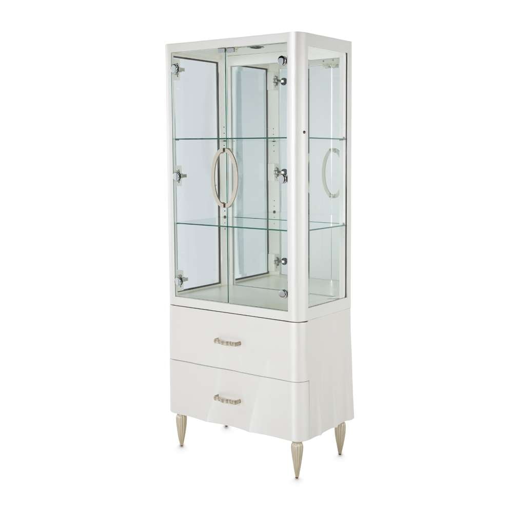 AICO by Michael Amini - London Place Display Cabinet - Creamy Pearl - N9004209-112 veiw 1