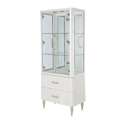AICO by Michael Amini - London Place Display Cabinet - Creamy Pearl - N9004209-112 veiw 1